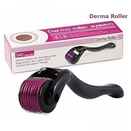 Derma Roller 0.5mm for Hair Growth & Skin Care | Acne Scars & Stretch Marks Removal | Derma Roller for Men & Women