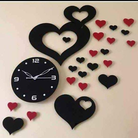 Customized Wooden Wall Clock | 3D DIY Bird Design | Silent Quartz Clock for Home, Office & Gift Decor
