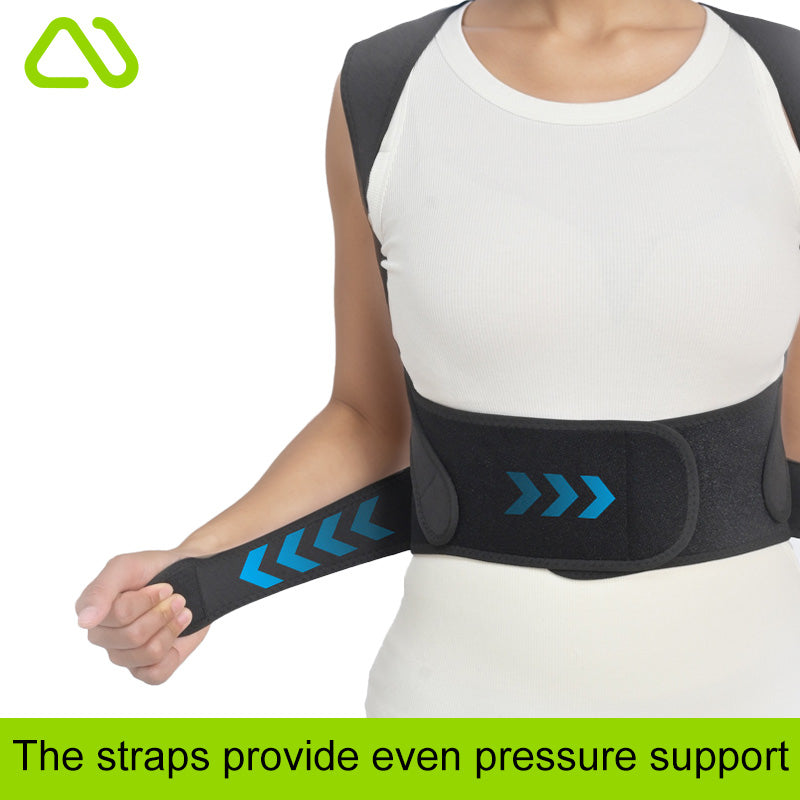Adjustable Posture Corrector Belt – Back & Shoulder Support Brace for Pain Relief | Men & Women | GLORY ART
