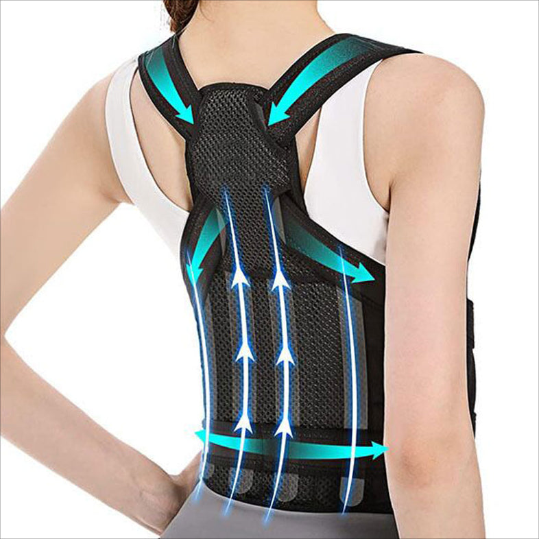 Adjustable Posture Corrector Belt – Back & Shoulder Support Brace for Pain Relief | Men & Women | GLORY ART