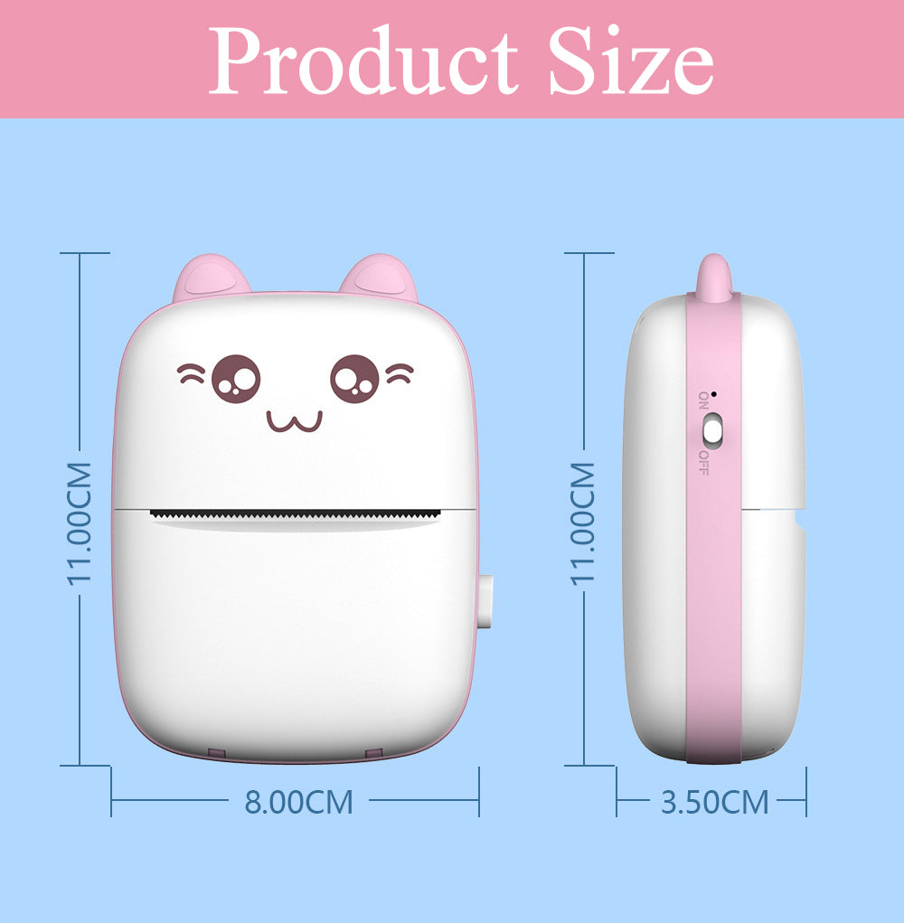 Mini Portable Printer | Bluetooth Color Pocket Printer | For Mobile, Laptop & Photo Printing