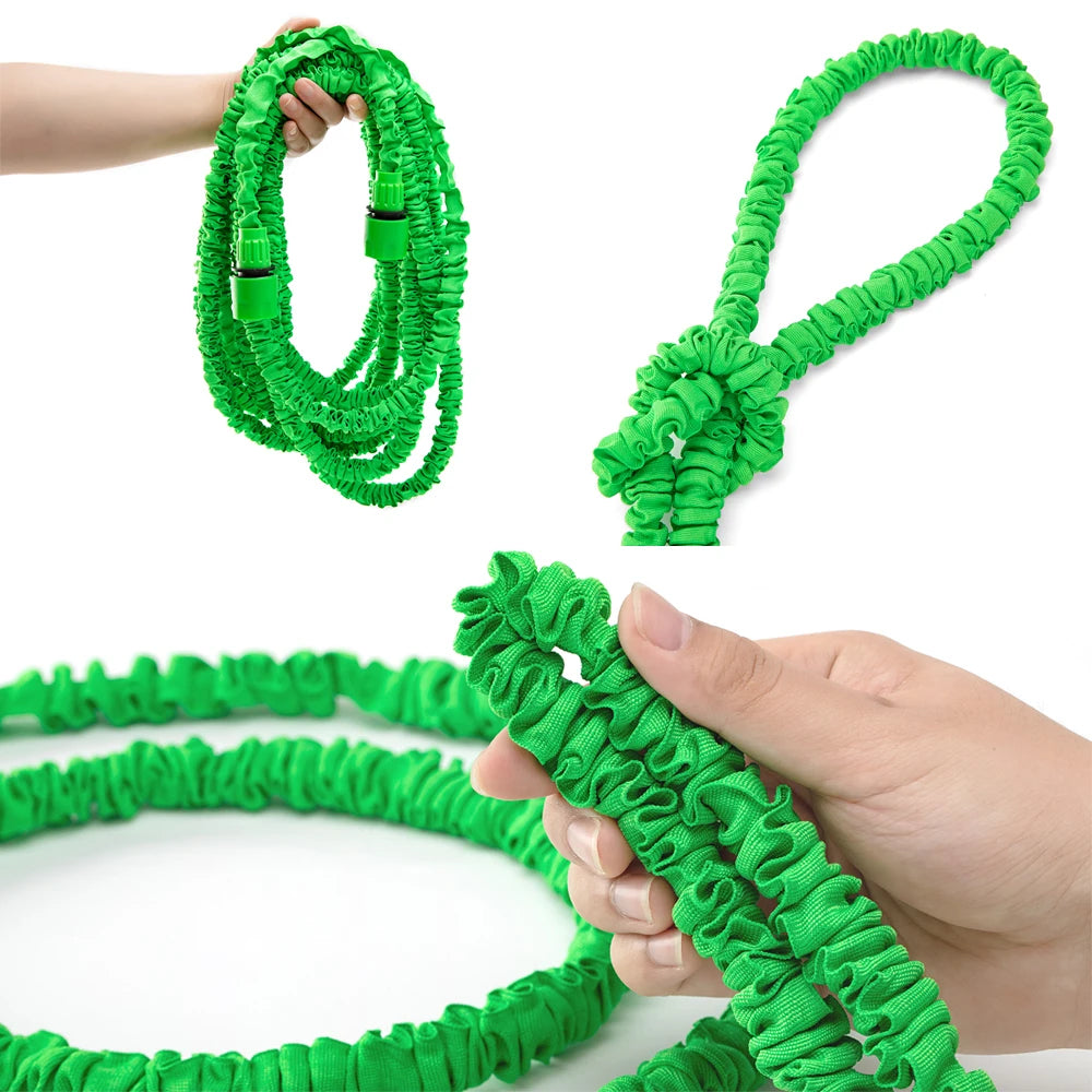 Expandable Garden Hose Pipe | 7-Function High-Pressure Nozzle | 50FT/100FT Magic Hose for Car & Garden