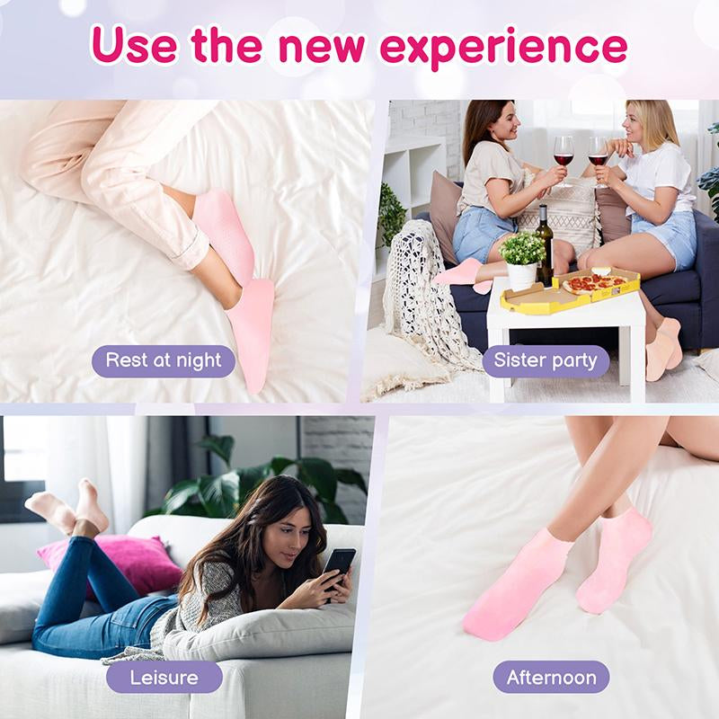 Silicone Gel Moisturizing Socks | Foot Care Protector | Soft Heel Therapy