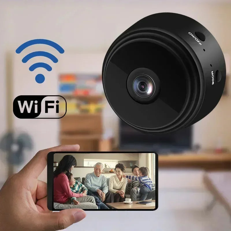 A9 Mini WiFi Camera | Wireless Rechargeable IP Cam | Voice Recording + Live View | iOS & Android Compatible