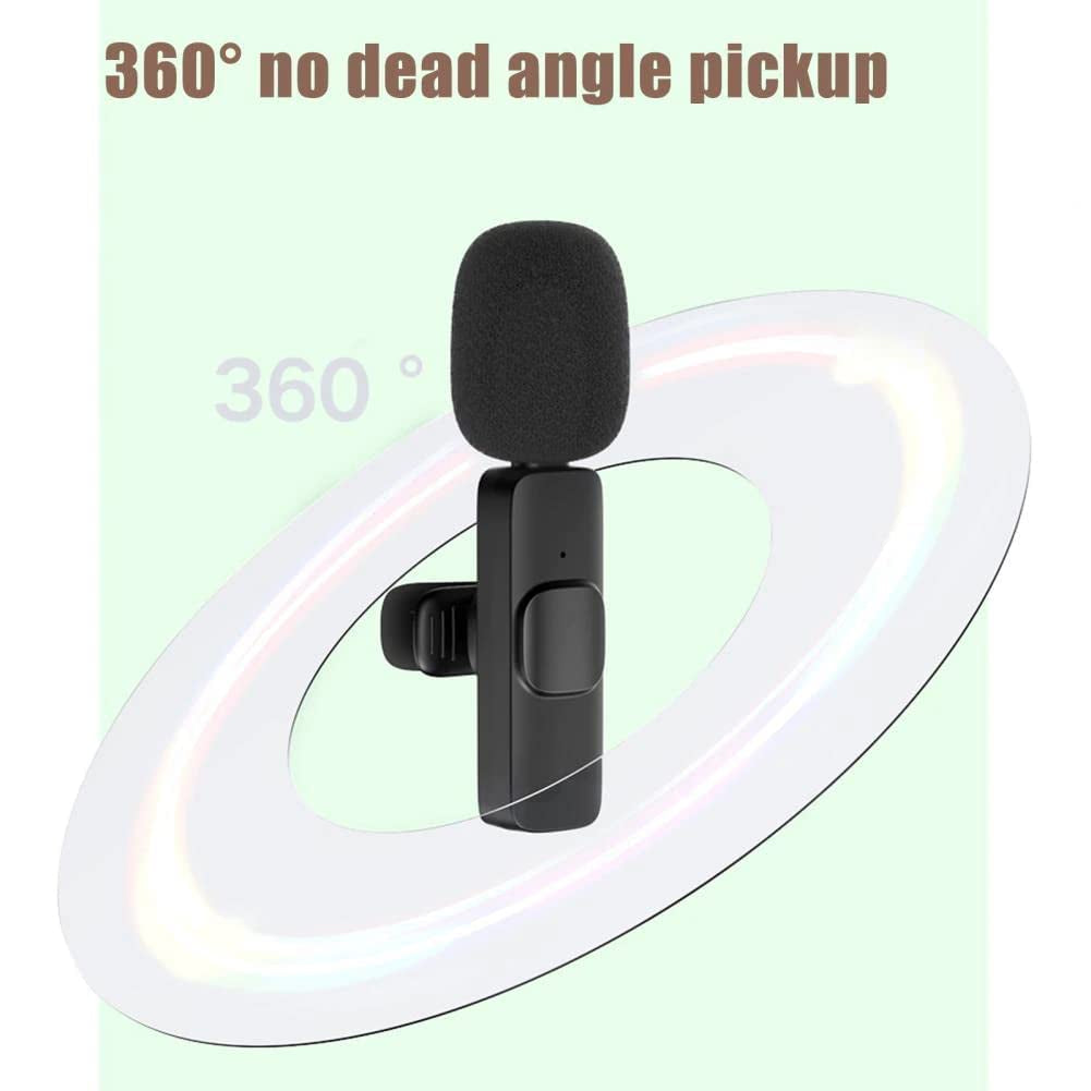 K8 Wireless Mic – Single/Double | Type-C, iOS, Android, USB, AUX 3.5mm Compatible