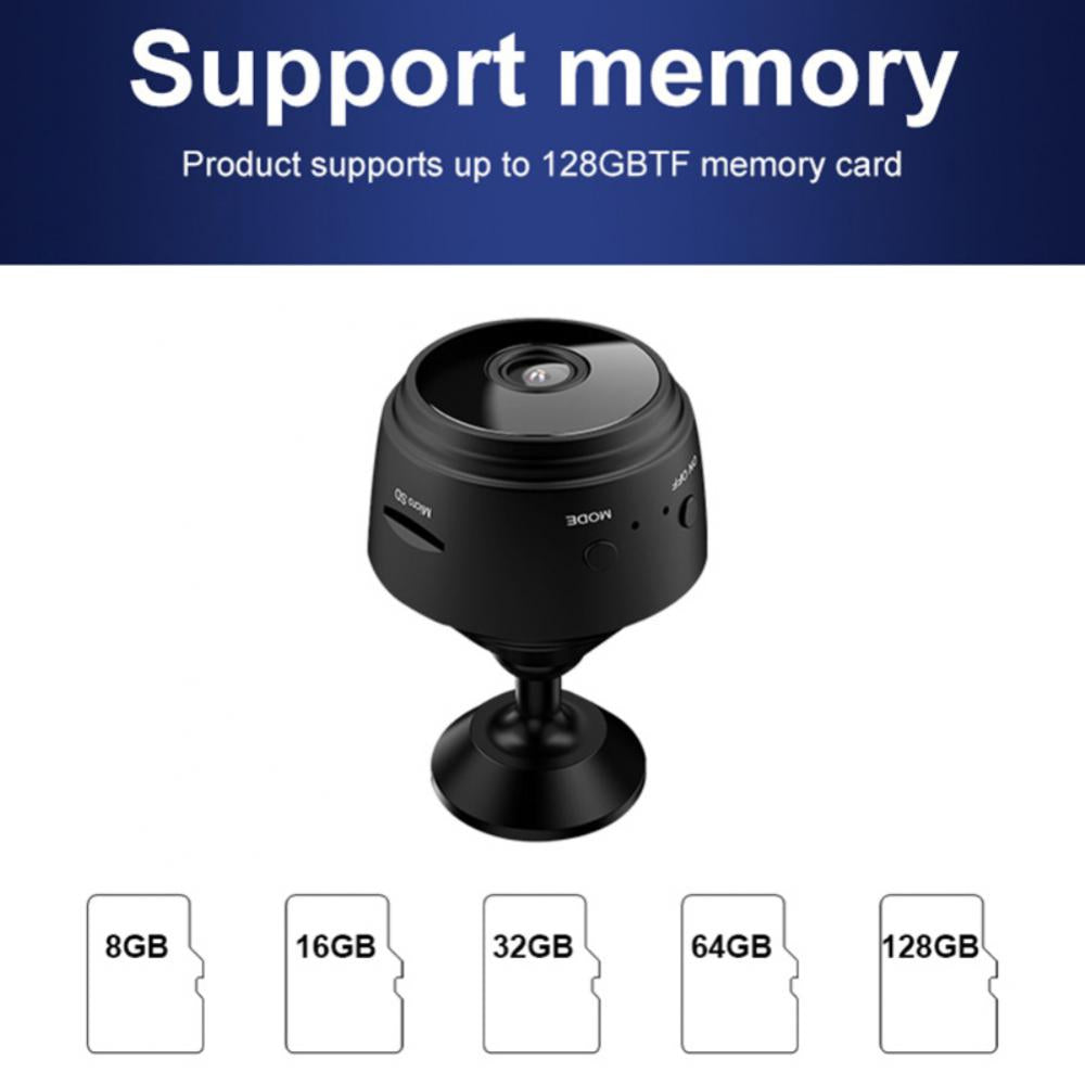 A9 Mini WiFi Camera | Wireless Rechargeable IP Cam | Voice Recording + Live View | iOS & Android Compatible