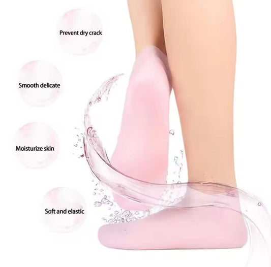 Silicone Gel Moisturizing Socks | Foot Care Protector | Soft Heel Therapy