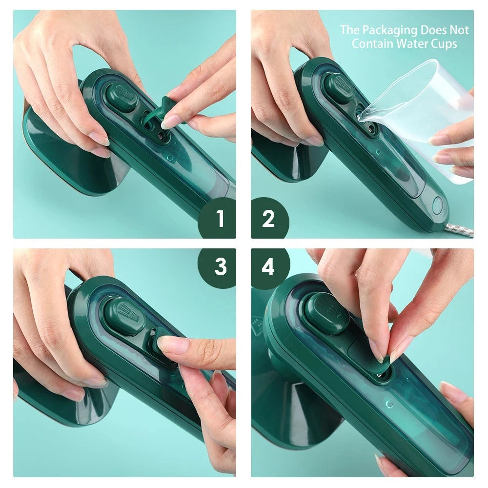 Portable Mini Iron | Travel Steam & Dry Iron | Compact Ironing Machine for Clothes