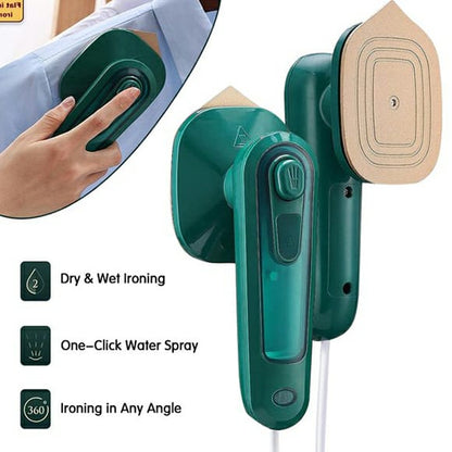 Portable Mini Iron | Travel Steam & Dry Iron | Compact Ironing Machine for Clothes