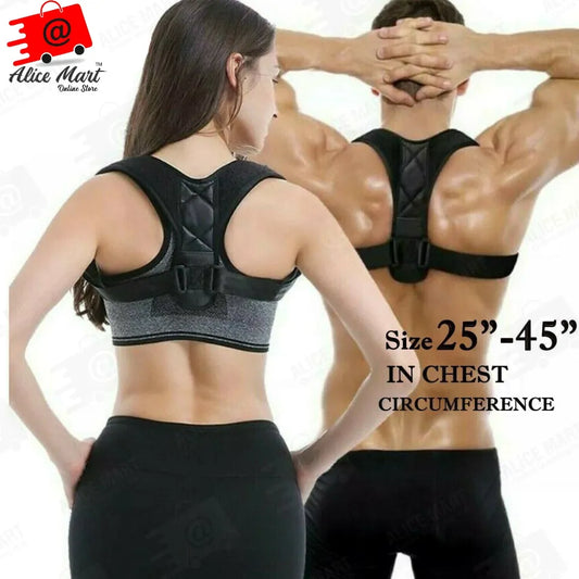 Adjustable Posture Corrector Belt – Back & Shoulder Support Brace for Pain Relief | Men & Women | GLORY ART