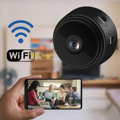 A9 Mini WiFi Camera | Wireless Rechargeable IP Cam | Voice Recording + Live View | iOS & Android Compatible