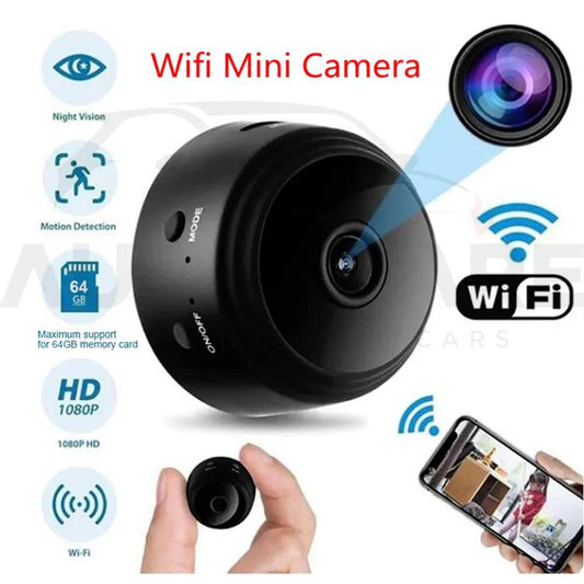 A9 Mini WiFi Camera | Wireless Rechargeable IP Cam | Voice Recording + Live View | iOS & Android Compatible