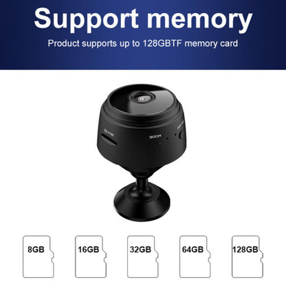 A9 Mini WiFi Camera | Wireless Rechargeable IP Cam | Voice Recording + Live View | iOS & Android Compatible