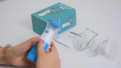 Portable Silent Nebulizer | Ultrasonic Mesh Inhaler | USB & Battery Operated | Kids & Adults