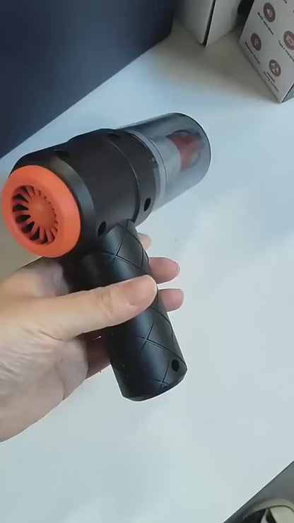 3-in-1 Portable Car Vacuum Cleaner | High-Power Suction, Blower & Inflator | USB Rechargeable & Travel-Friendly