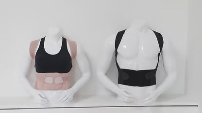 Adjustable Posture Corrector Belt – Back & Shoulder Support Brace for Pain Relief | Men & Women | GLORY ART