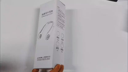 Vaneless Hanging Neck Fan | Bladeless Rechargeable | Portable Hands-Free Cool Air