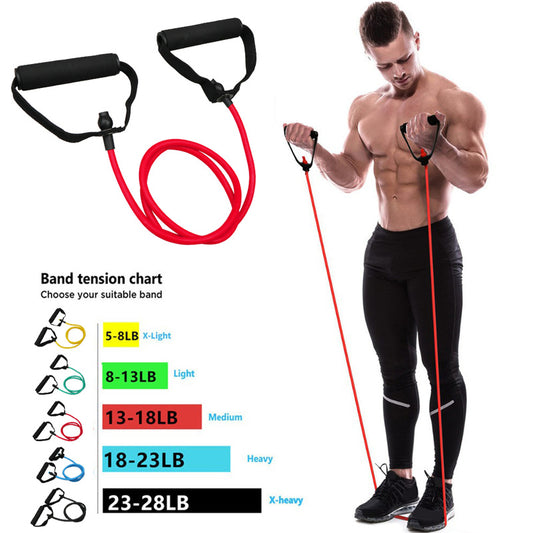 Resistance Bands Set for Exercise | Stretch & Strength Workout Kit with Handles, Door Anchor & Carry Bag – Unisex Full Body Training