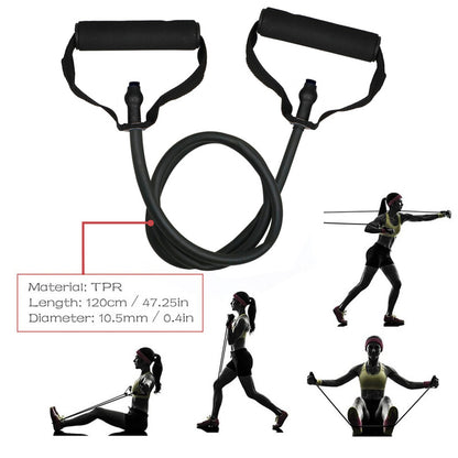 Resistance Bands Set for Exercise | Stretch & Strength Workout Kit with Handles, Door Anchor & Carry Bag – Unisex Full Body Training